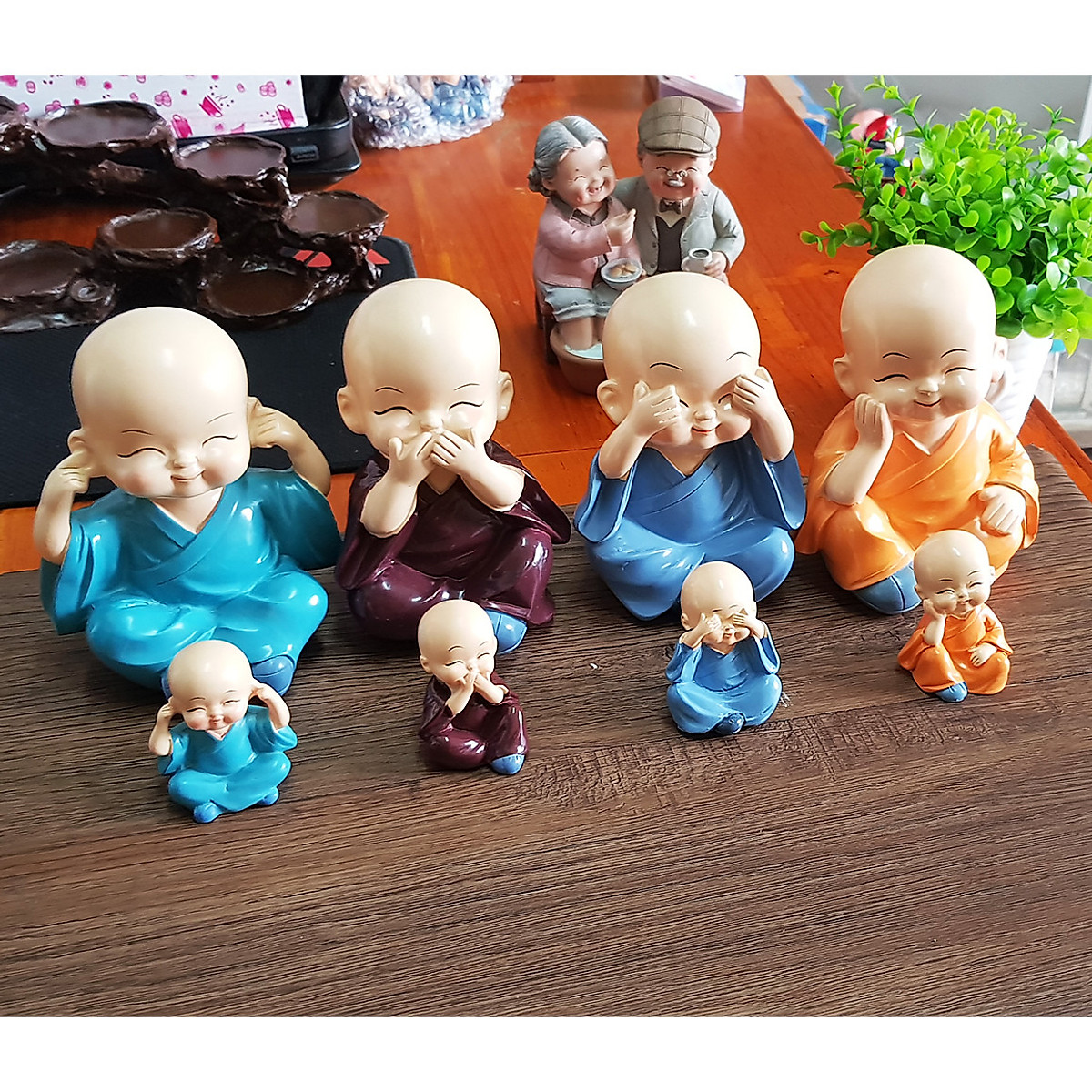 Bộ 04 tượng tứ không size to 13cm