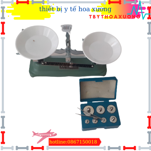 Cân tiểu ly dạng cơ chuẩn,cân tiểu ly hai bên bập bênh 500g nhỏ gọn, chính xác