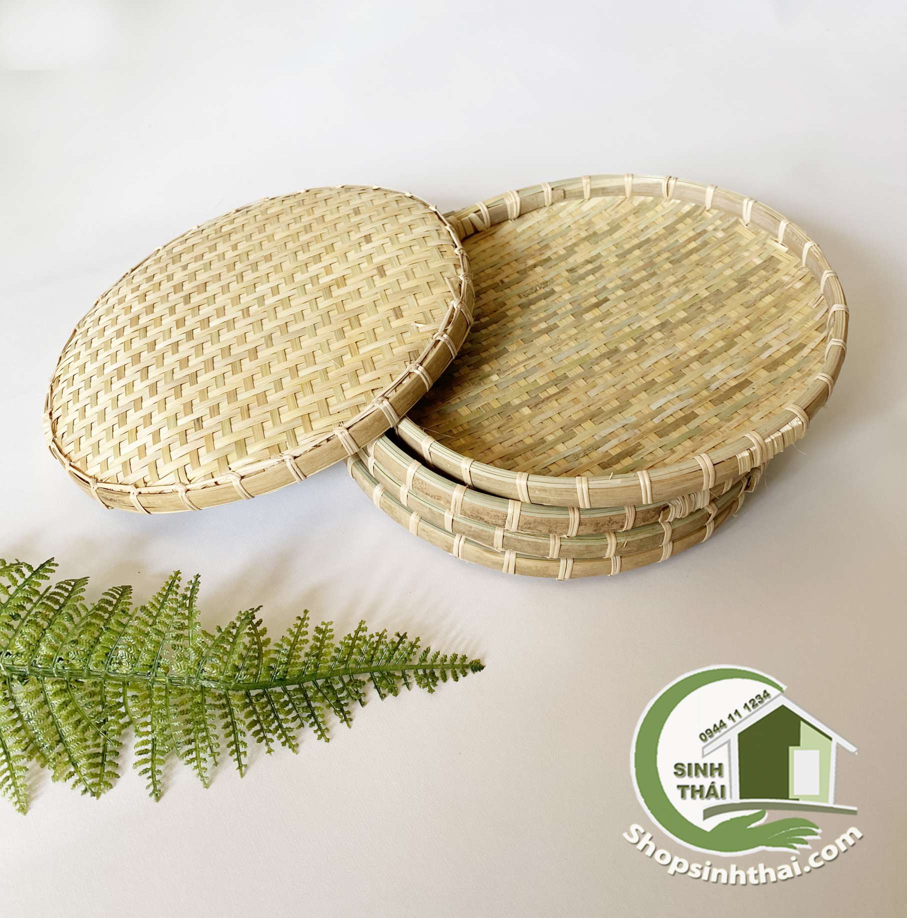 Mẹt tre đan thủ công - mâm tre đan dày - mẹt nhỏ 25cm