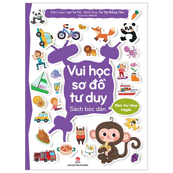 Fahasa - vui học sơ đồ tư duy: sách bóc dán - rèn tư duy logic