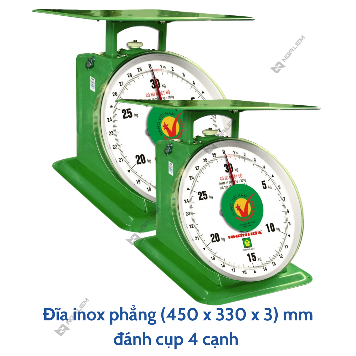 Cân đồng hồ Nhơn Hòa 30KG mặt số 9" [Hàng chính hãng/ Chất lượng cao]