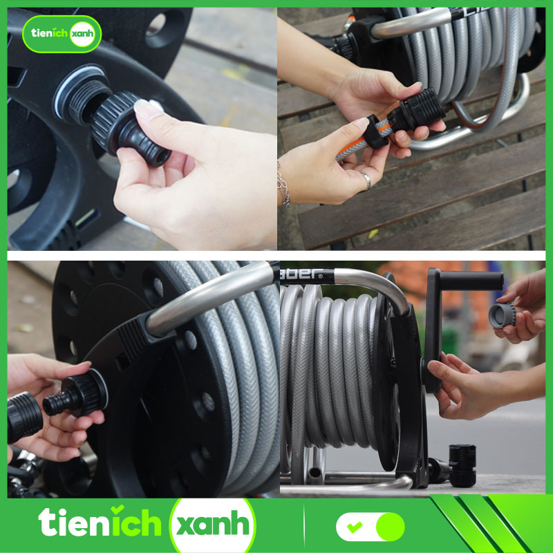BỘ CUỘN VÒI TƯỚI CLABER 8884