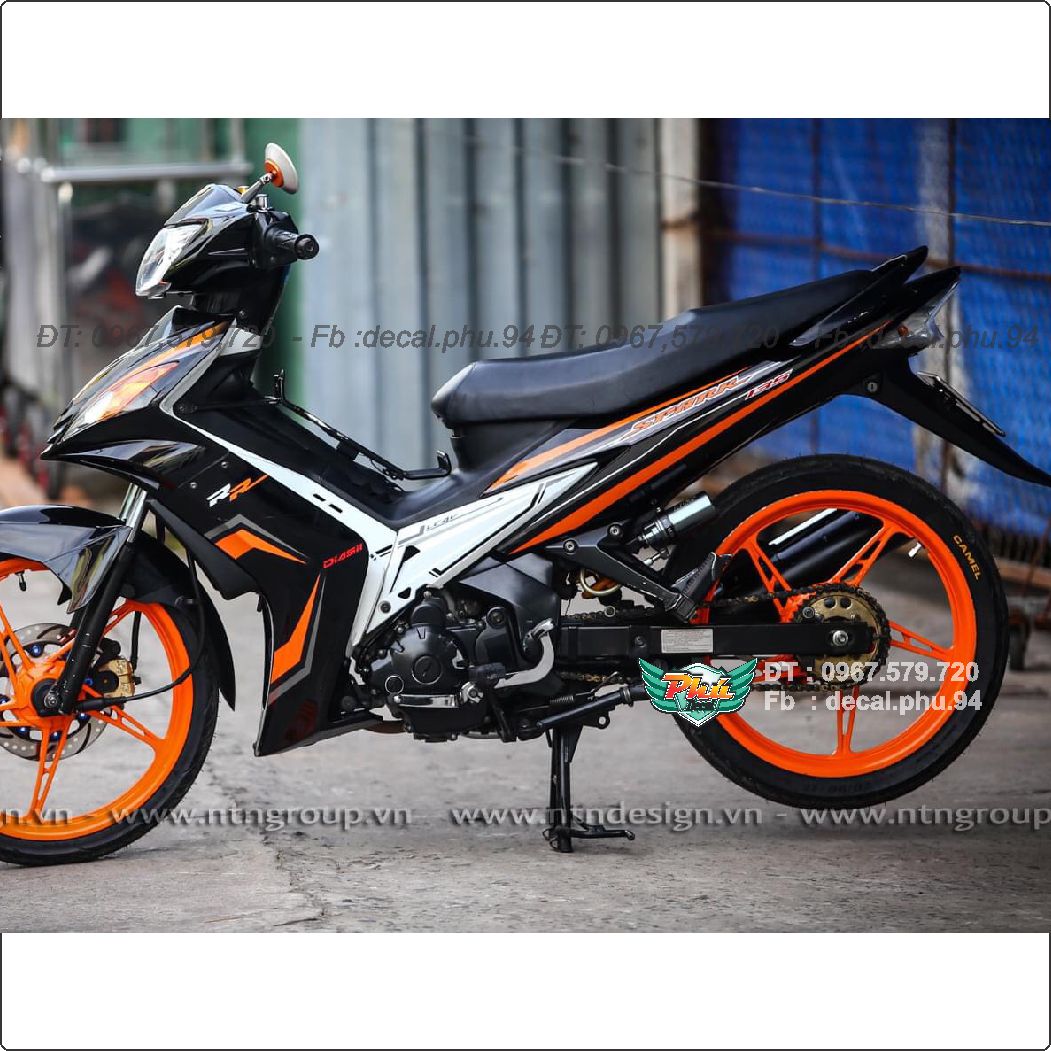 Tem rời ex 2006-2010 cam đen