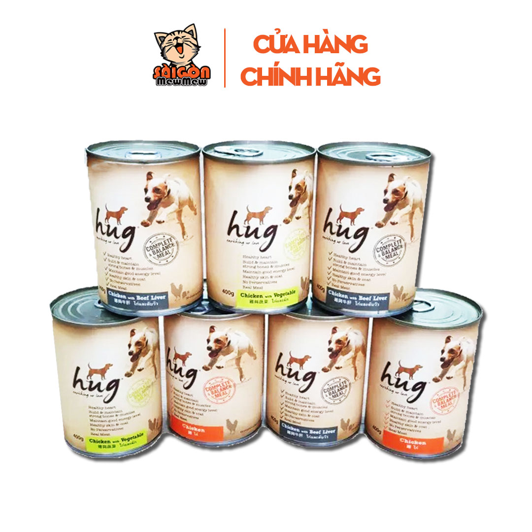 Pate HUG cho chó lon 400gr