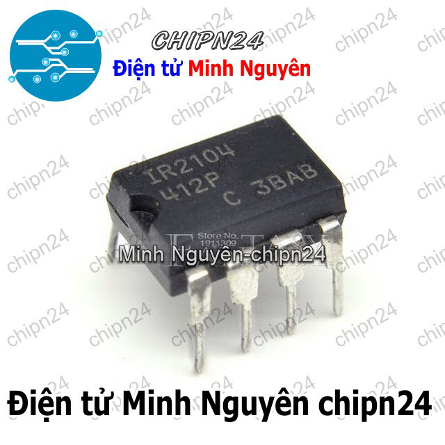 [1 con] (DIP) IC IR2104 DIP-8 (IR2104PBF 2104) - HH003661