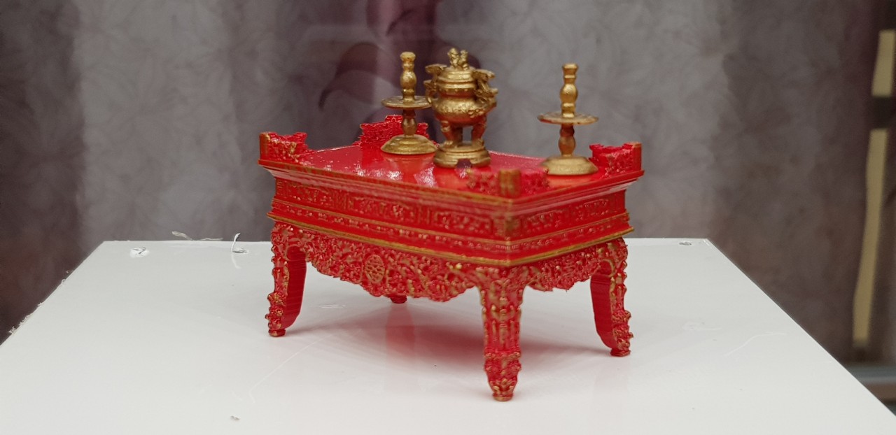 Án thờ trang trí mô hình tiểu cảnh.