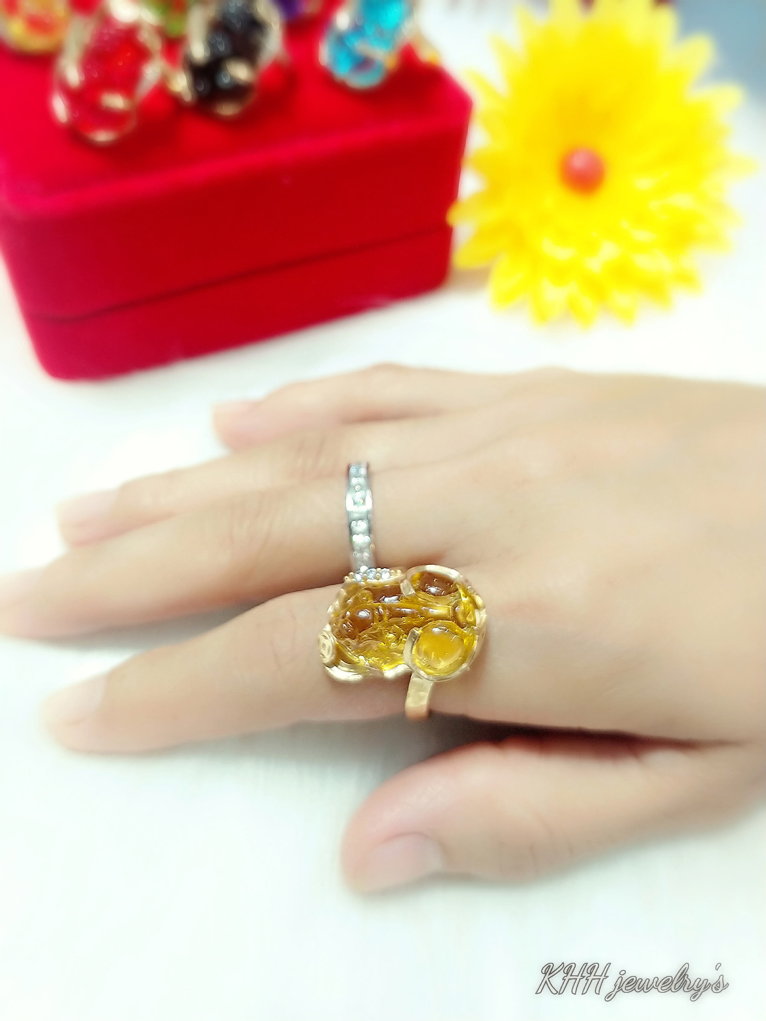 (Có Ký Hiệu- Không Phai Màu) Nhẫn Tỳ Hưu Vàng Đá Vonfram Cao Cấp-Bao dùng 5 năm trên mọi điều kiện