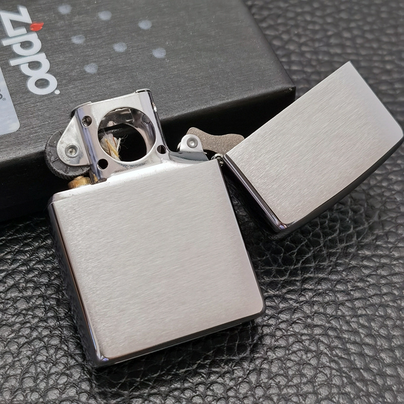 Bật lửa Zippo chính hãng có tem đỏ  - Zippo Pipe Brushed Chrome