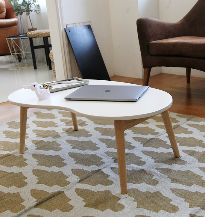 [HCM]BÀN TRÀ/ SOFA PHÒNG KHÁCH KIỂU HẠT ĐẬU CHÂN GẤP GỌN - D TABLE