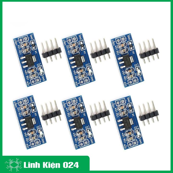Module nguồn AMS1117 3V3 Input 4V5 - 7VDC