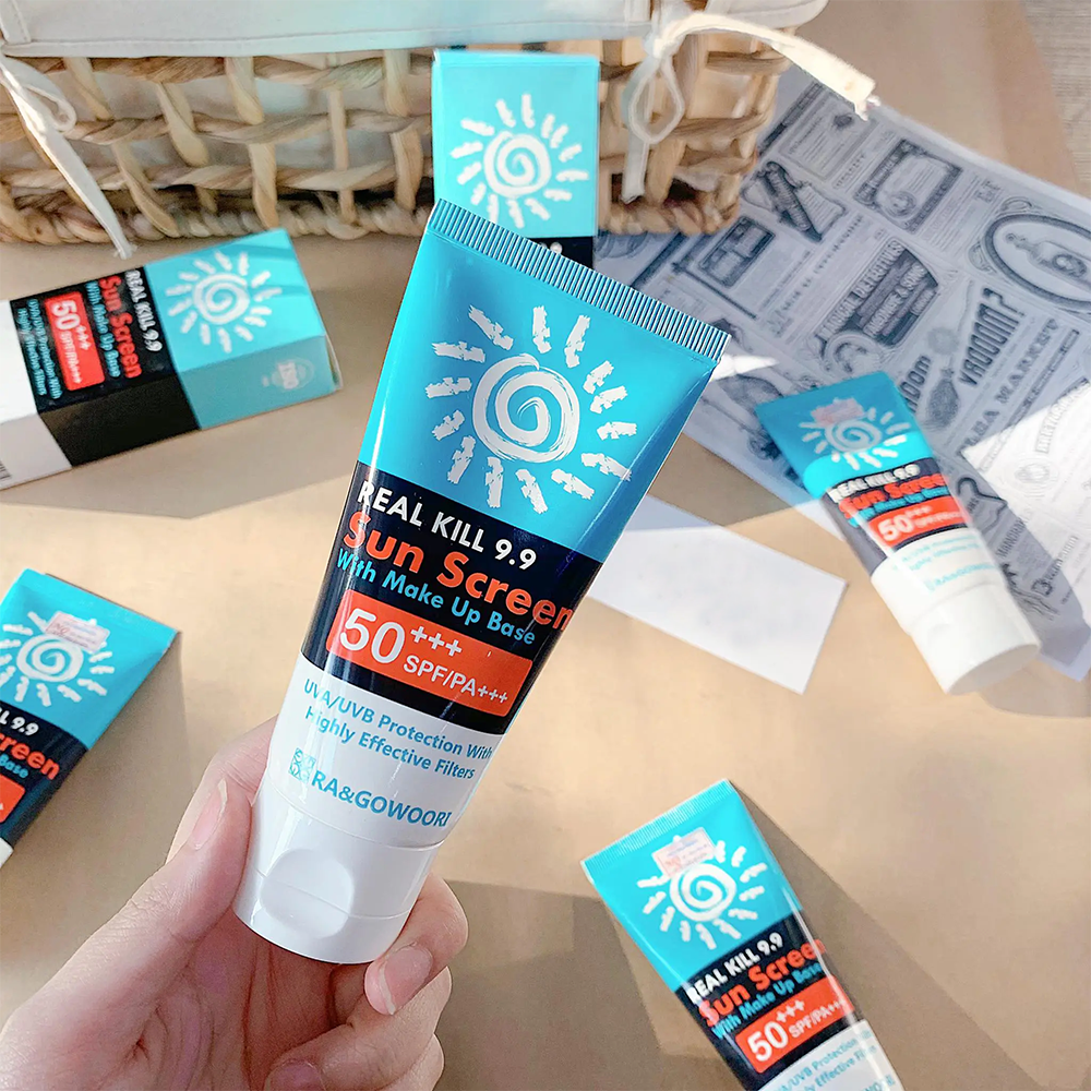Kem Chống Nắng Ra&Gowoori Real Kill 9.9 Sun Screen With Make Up Base SPF50+ 80ml