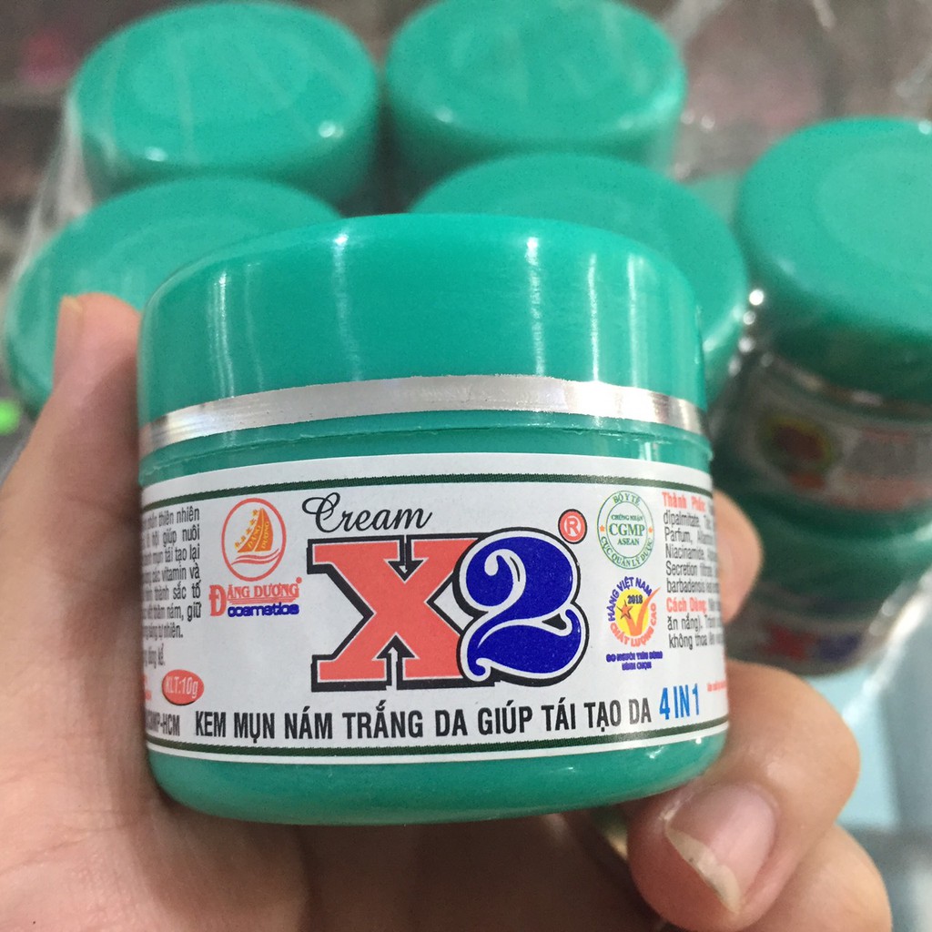 Kem x2 Trần giảm mun-nám -trắng da-tái tạo hàng chuẩn công ty