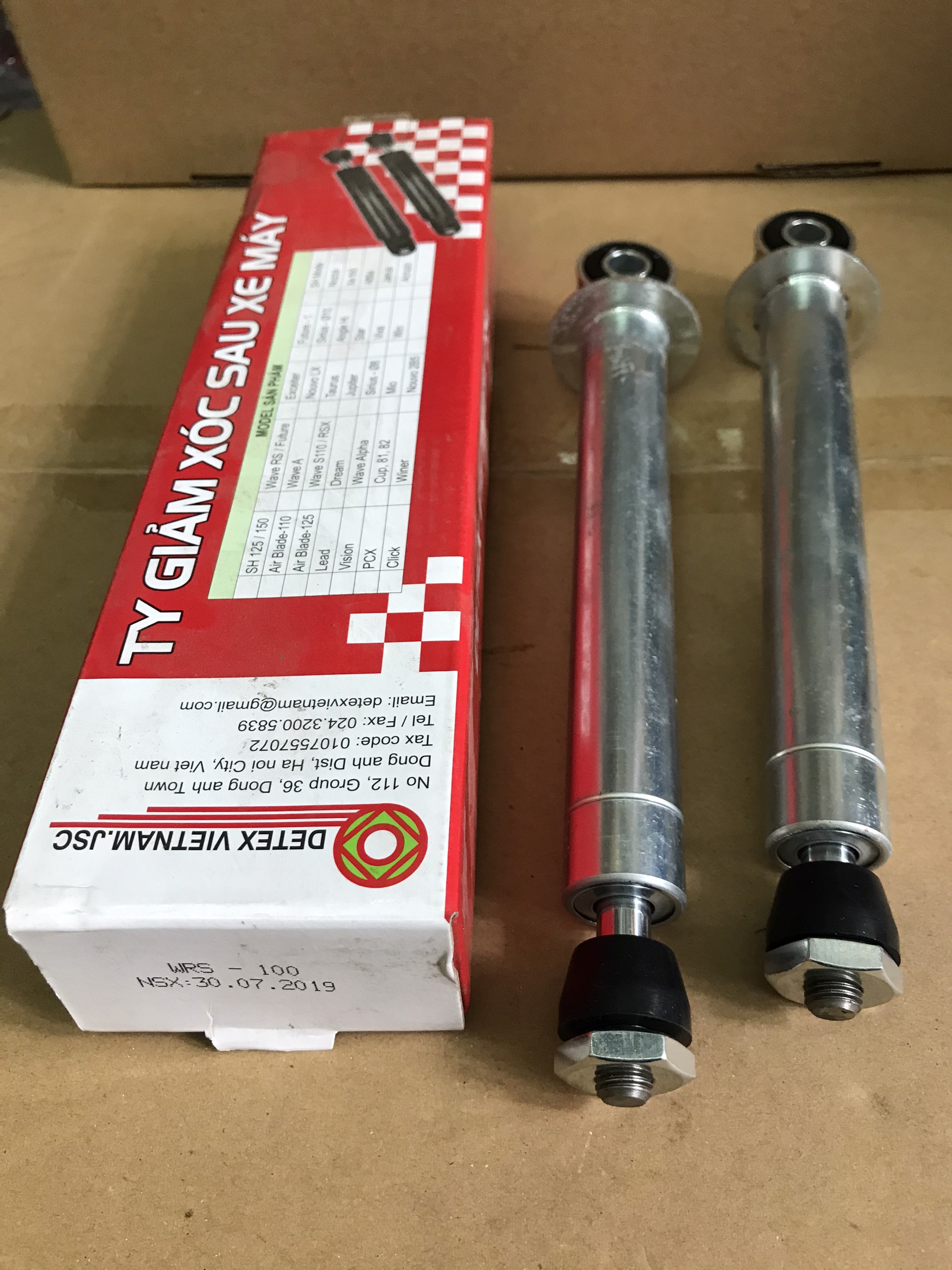 Ty sau giảm xóc Detex Wave RS (10x23)