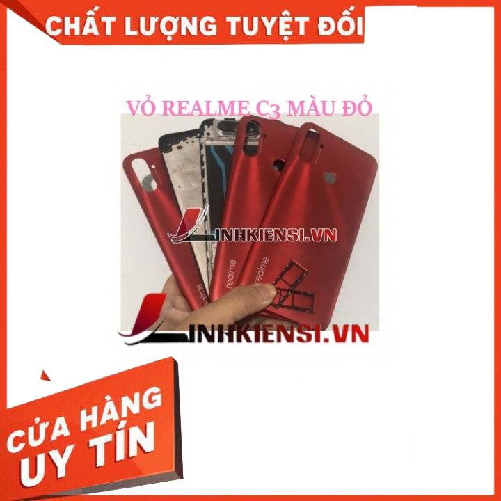 [HCM]VỎ REALME C3 MÀU ĐỎ