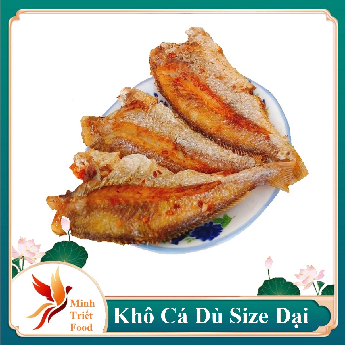 KHÔ CÁ ĐÙ SIZE KHỦNG ĐẶC SẢN MINH TRIẾT  CÀ MAU 250G