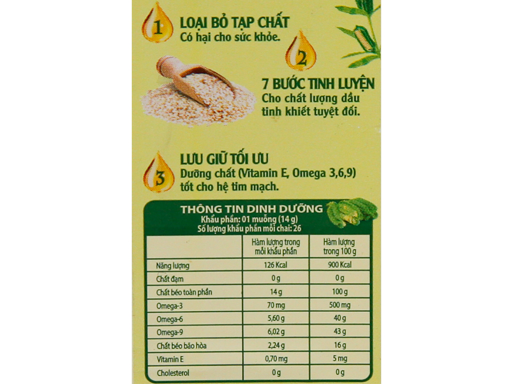 Dầu Mè Tường An Chai 250ml