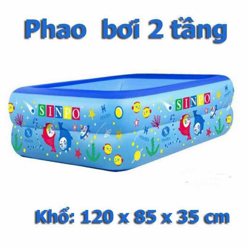 Bể bơi 1m2 2 tầng chống trượt