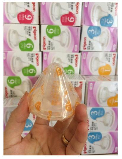 Núm Ti Pigeon Nội Địa Nhật Cho Bình Cổ Rộng (Đủ Size)