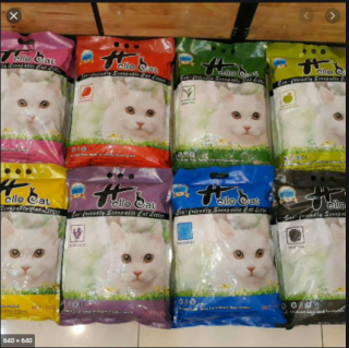 [HCM]Cát vệ sinh cho mèo HELLO CAT 10lit - Cát Hút ẩm tốt mùi dễ chịu Cát vệ sinh cho mèo HELLO CAT thumbnail