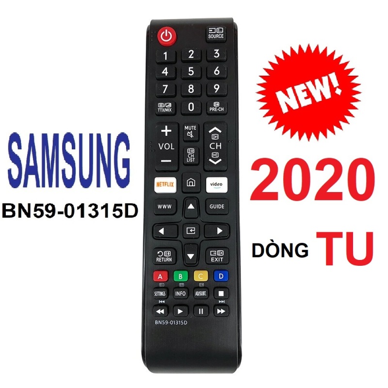 [HCM]Remote điều khiển tivi Samsung smart BN59-01315D dòng TU (Model 2020 - Hàng xịn)