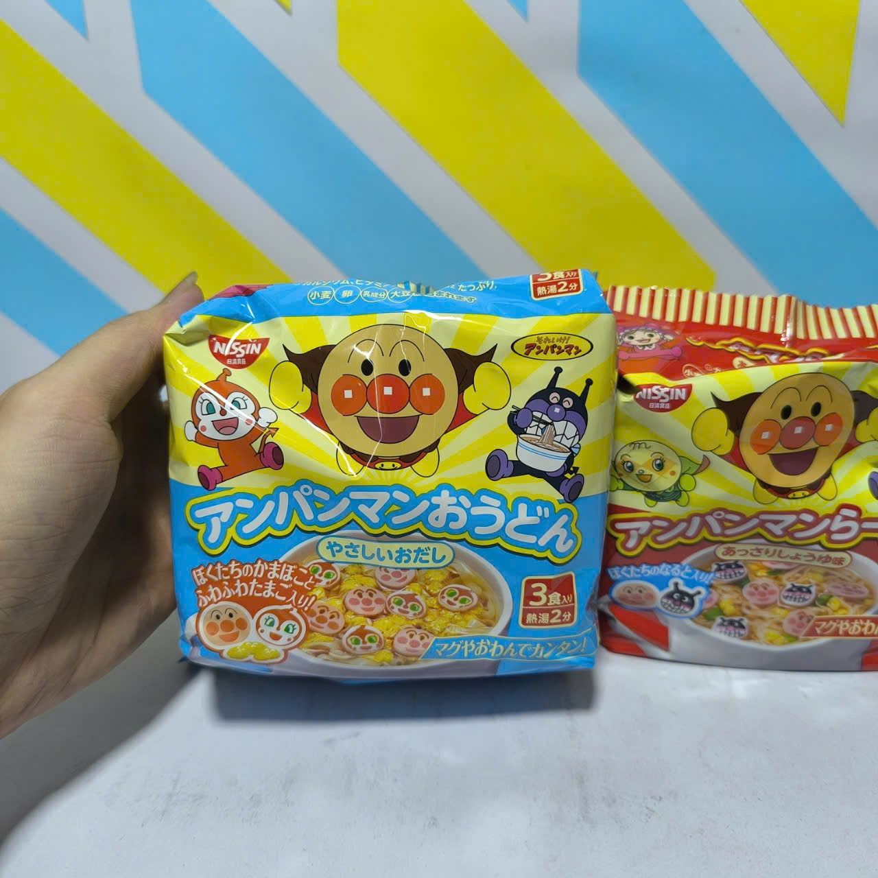 Mì chú hề Anpaman Nissin cho bé 3 gói nhỏ 30g