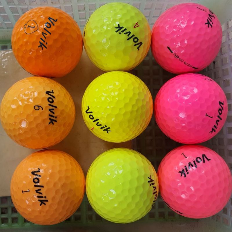 10 quả Bóng Golf Màu các hãng. Bóng Golf Màu
