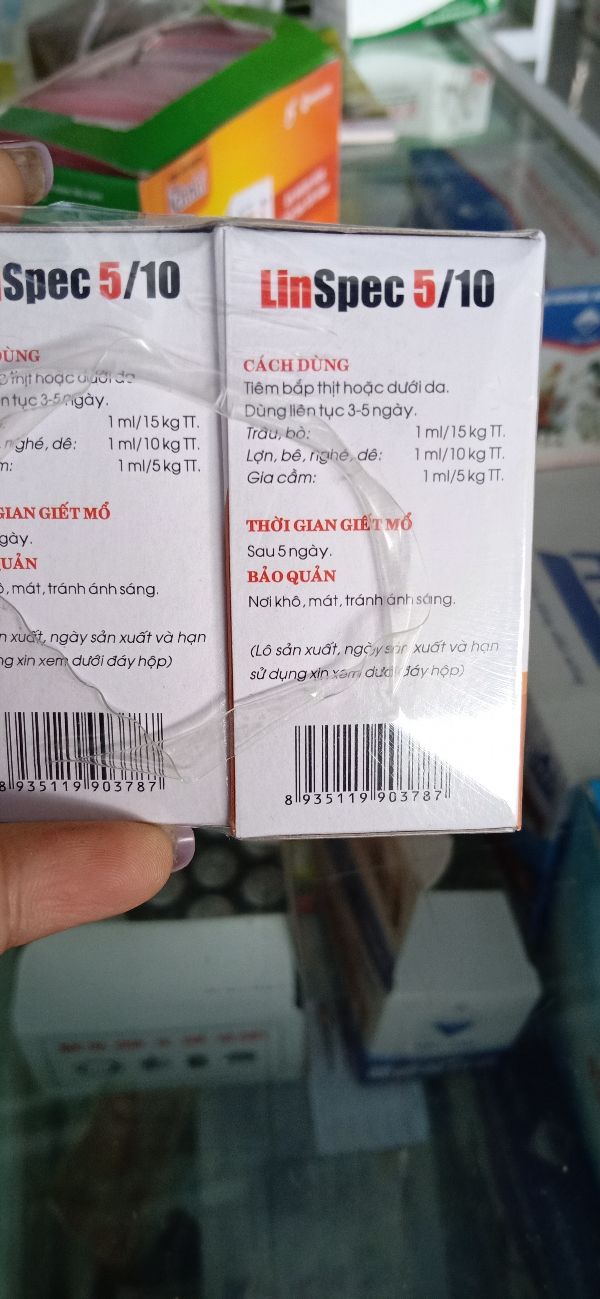 Linspec 5/10 20ml viêm phổi, viêm phế quản Hanvet - 130
