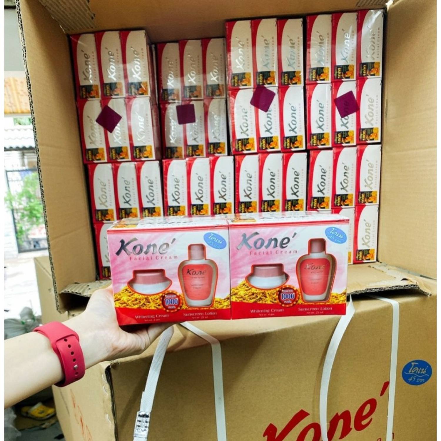 Set kem đánh bay nám, tàn nhang Kone Thái Lan
