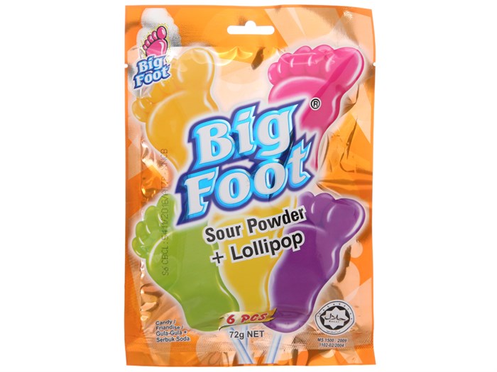 Kẹo bàn chân Big Foot (6 que)