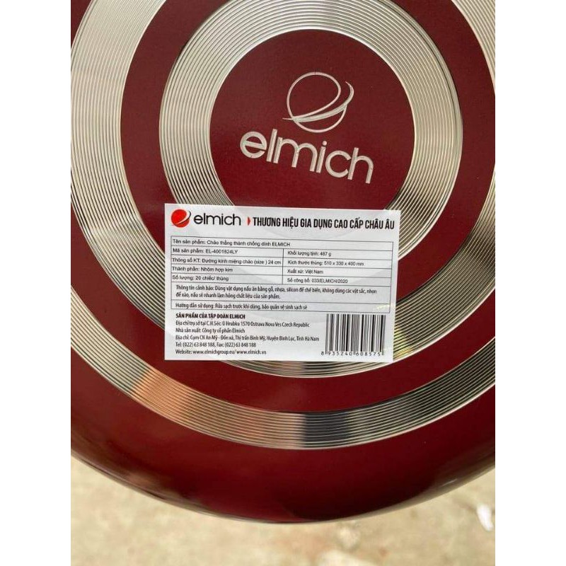 Chảo chống dính Elmich 24cm