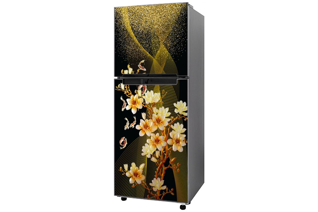 [HCM]Decal dán tủ lạnh - Mẫu Hoa Mai Trắng- Chất liệu cao cấp