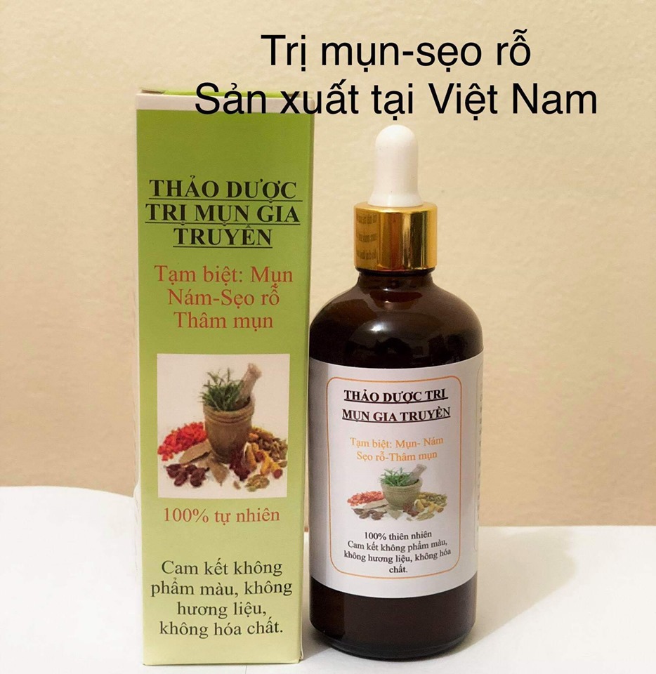 Thảo dược sạch mụn - thâm rỗ nám tàn nhan (50ml)