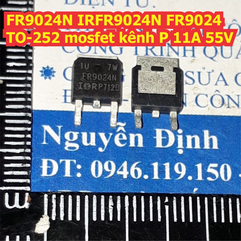 10 con fr9024n irfr9024n fr9024 to-252 mosfet kênh p 11a 55v kde8011