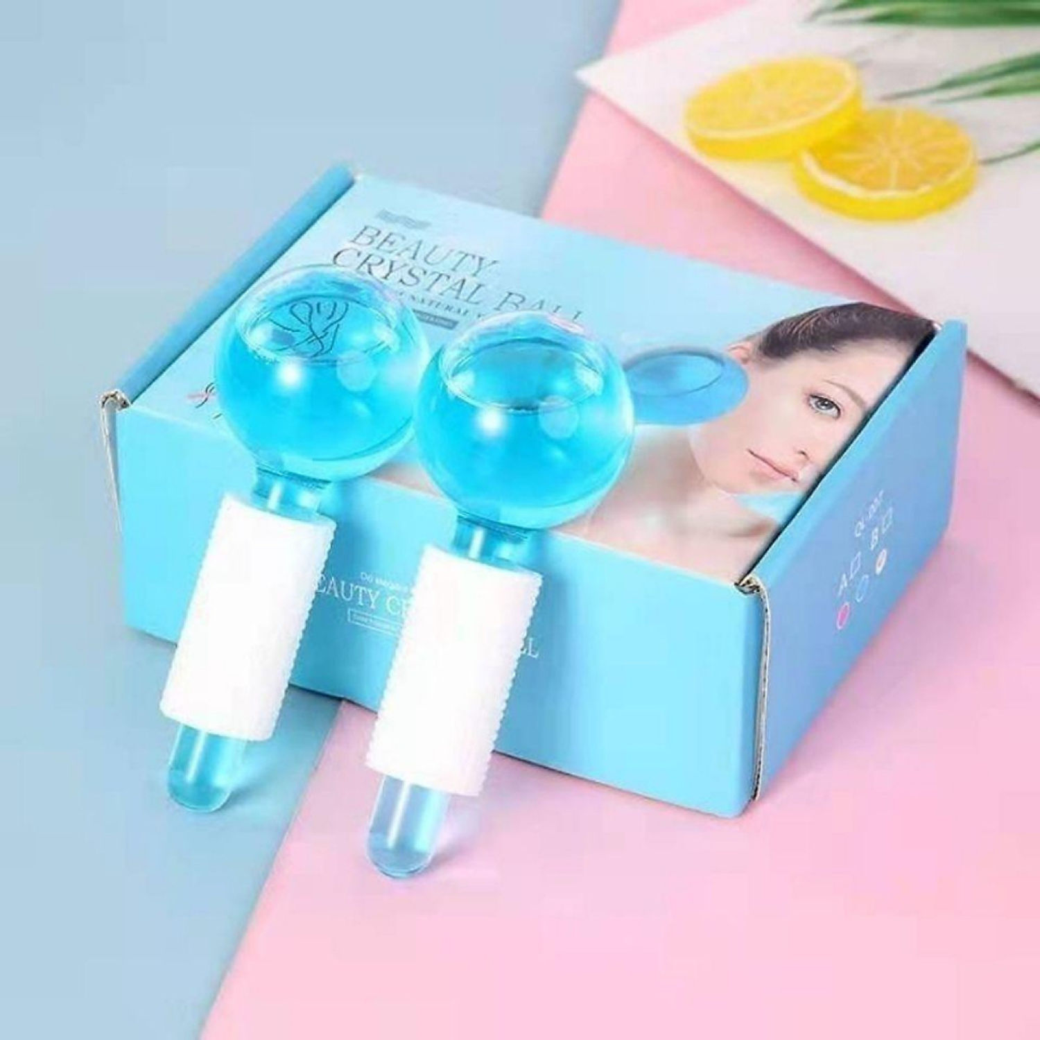 Quả cầu lạnh mɑssage mặt, đẩy tinh chất