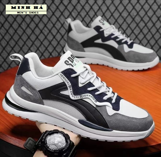 Giày nam đẹp, giày Sneaker thể thao nam phong cách Hàn Quốc HOT 2023 thời trang Minh HÀ - 987