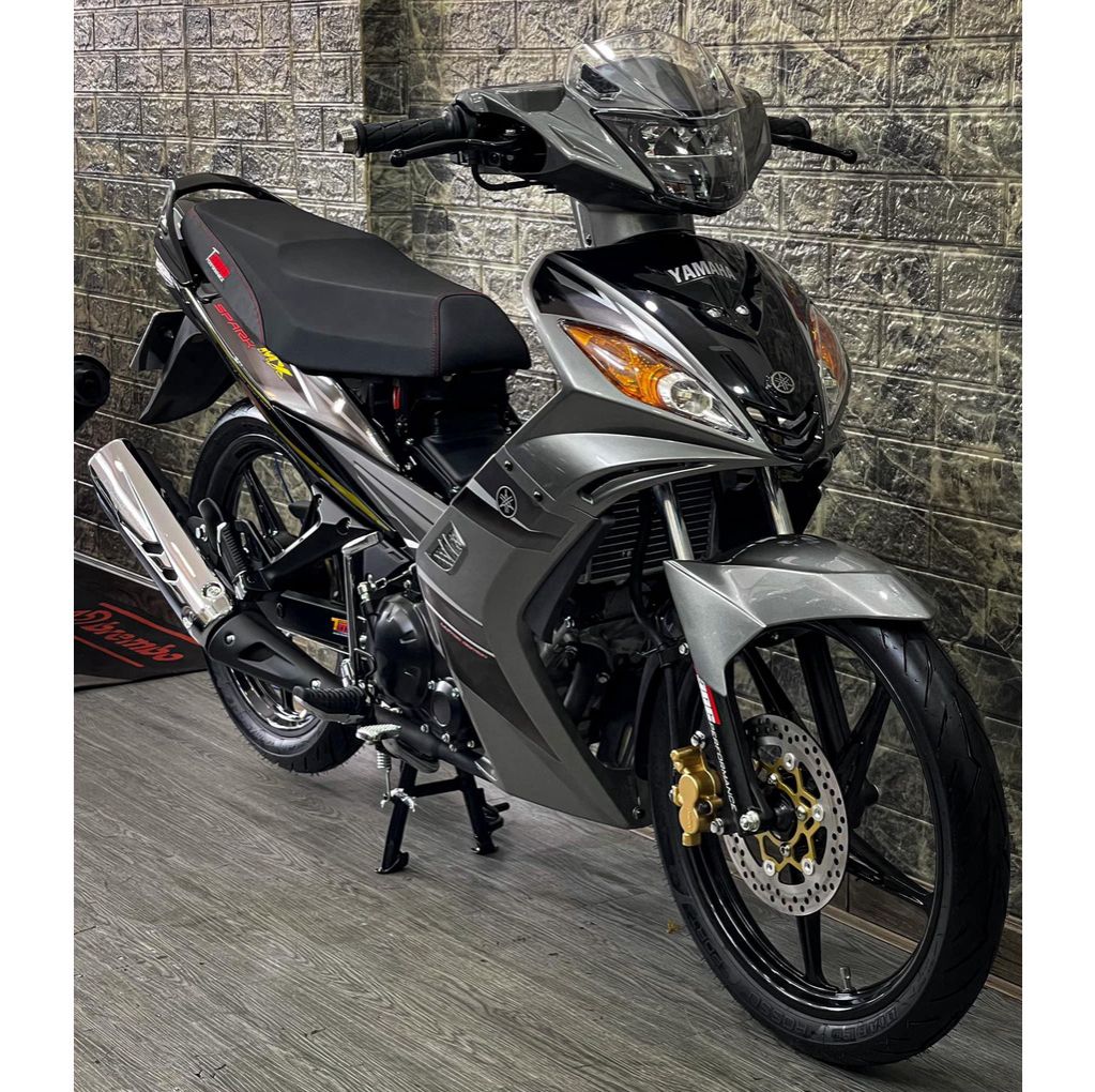 [FreeShip] [] Tem rời Exciter 2010 - Mẫu Spark MX - xám đen