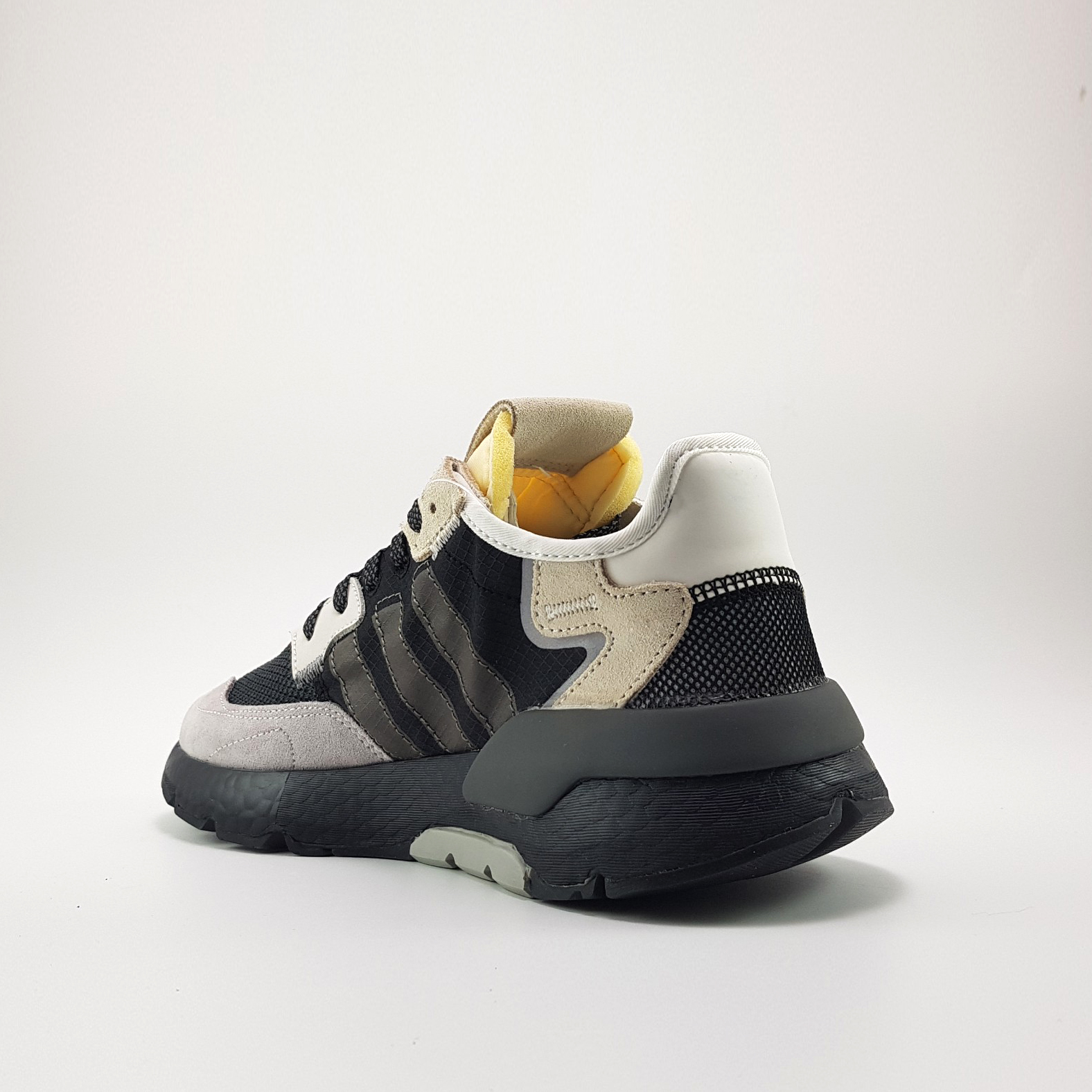 Giày sneaker nam Nite Jogger 2019 Black/Grey-Creamy White