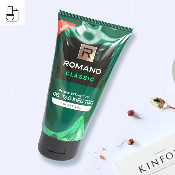 Gel vuốt tóc Romano Classic giữ nếp lâu 150g