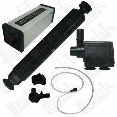 Bộ máy lọc diệt khuẩn sobo và đèn uv 001 cho hồ cá cảnh - hàng công ty