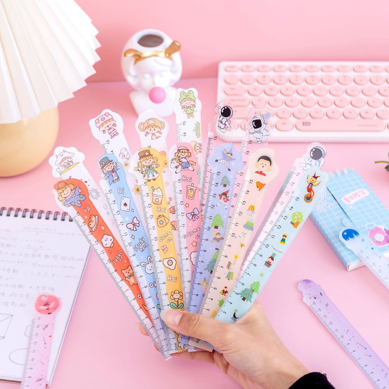 Thước Kẻ Đầu Thú Dễ Thương