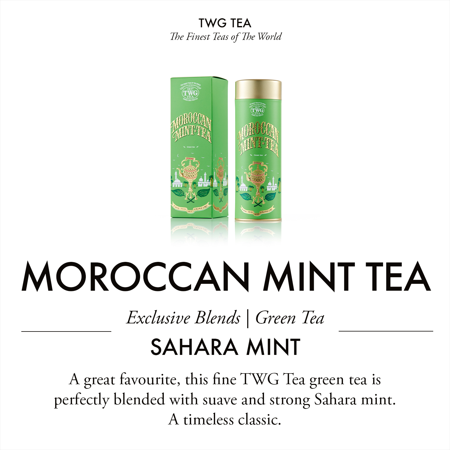 TWG Tea - Moroccan Mint Tea (20g/100g) | Green Tea