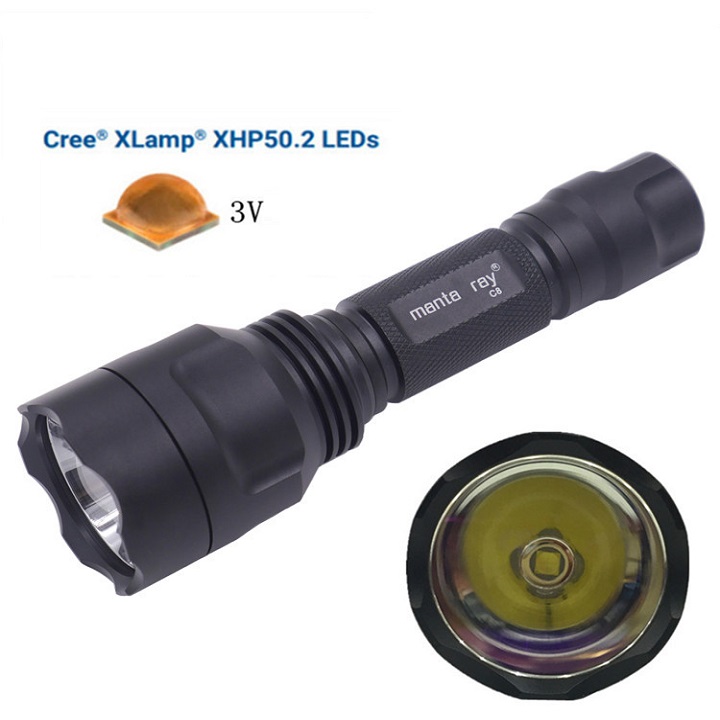 Đèn pin siêu sáng C8 Cree XHP50.2 ( TẶNG PIN VÀ SẠC )