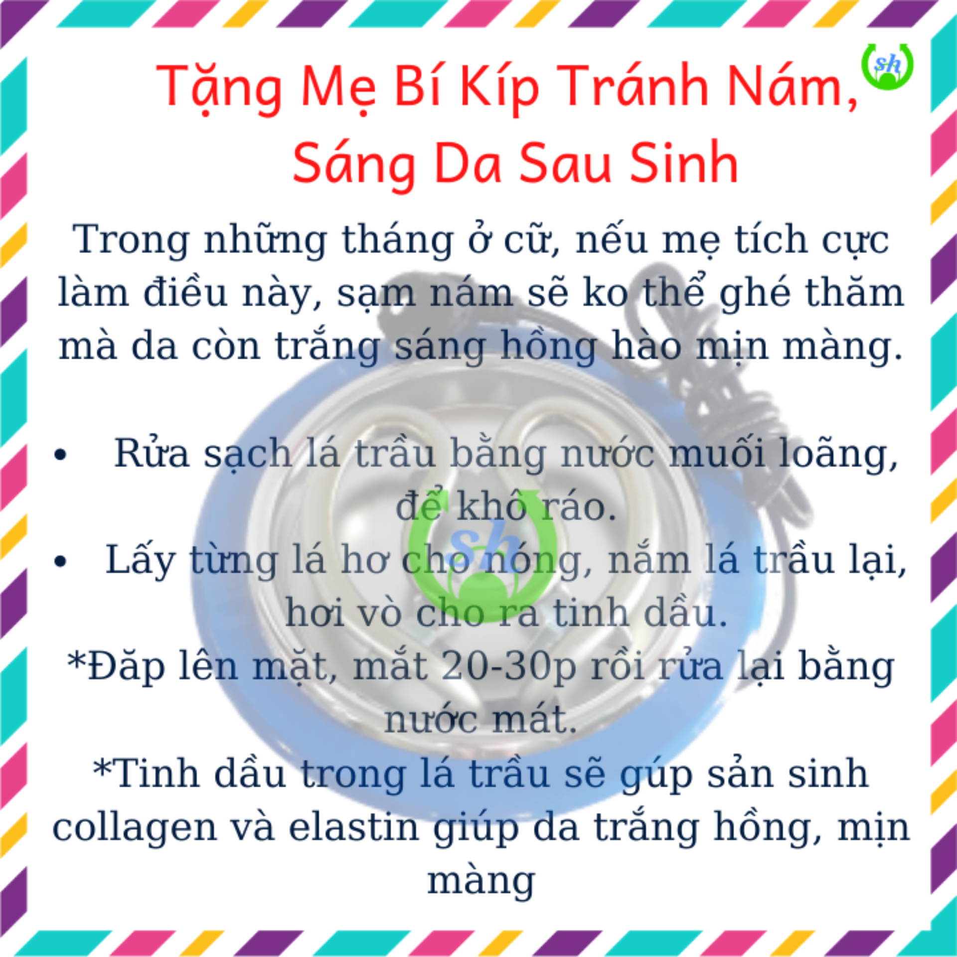 [HCM]Bếp hơ lá trầu cho bé - hơ mặt cho mẹ
