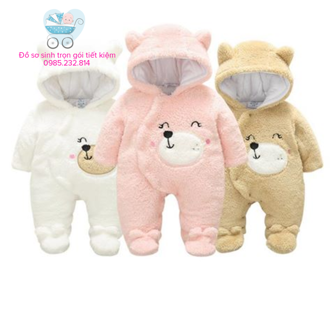 BODY LÔNG GẤU ẤM CHO BÉ 0-12M