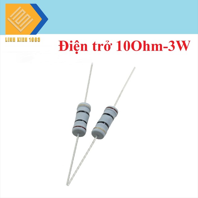 [ 5 CON ] Điện trở 10R 2W 10ohm chân cắm