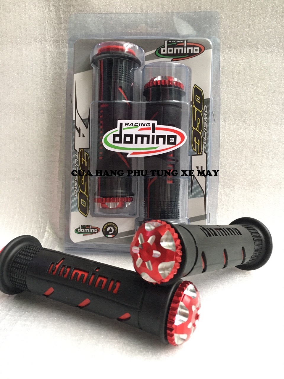 Bao tay (tay cầm) Domino gù nhôm khía ngôi sao - 1 cặp