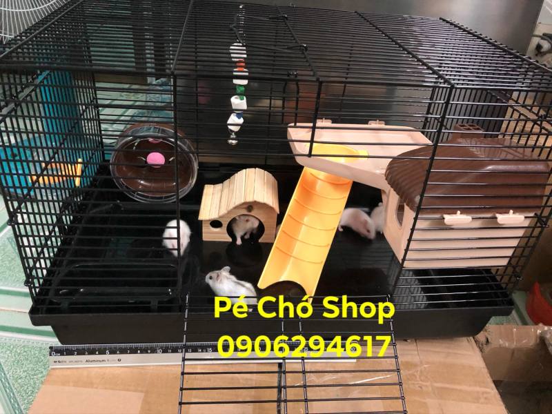 Lồng hamster full phụ kiện BigSize cho hamster (y hình)