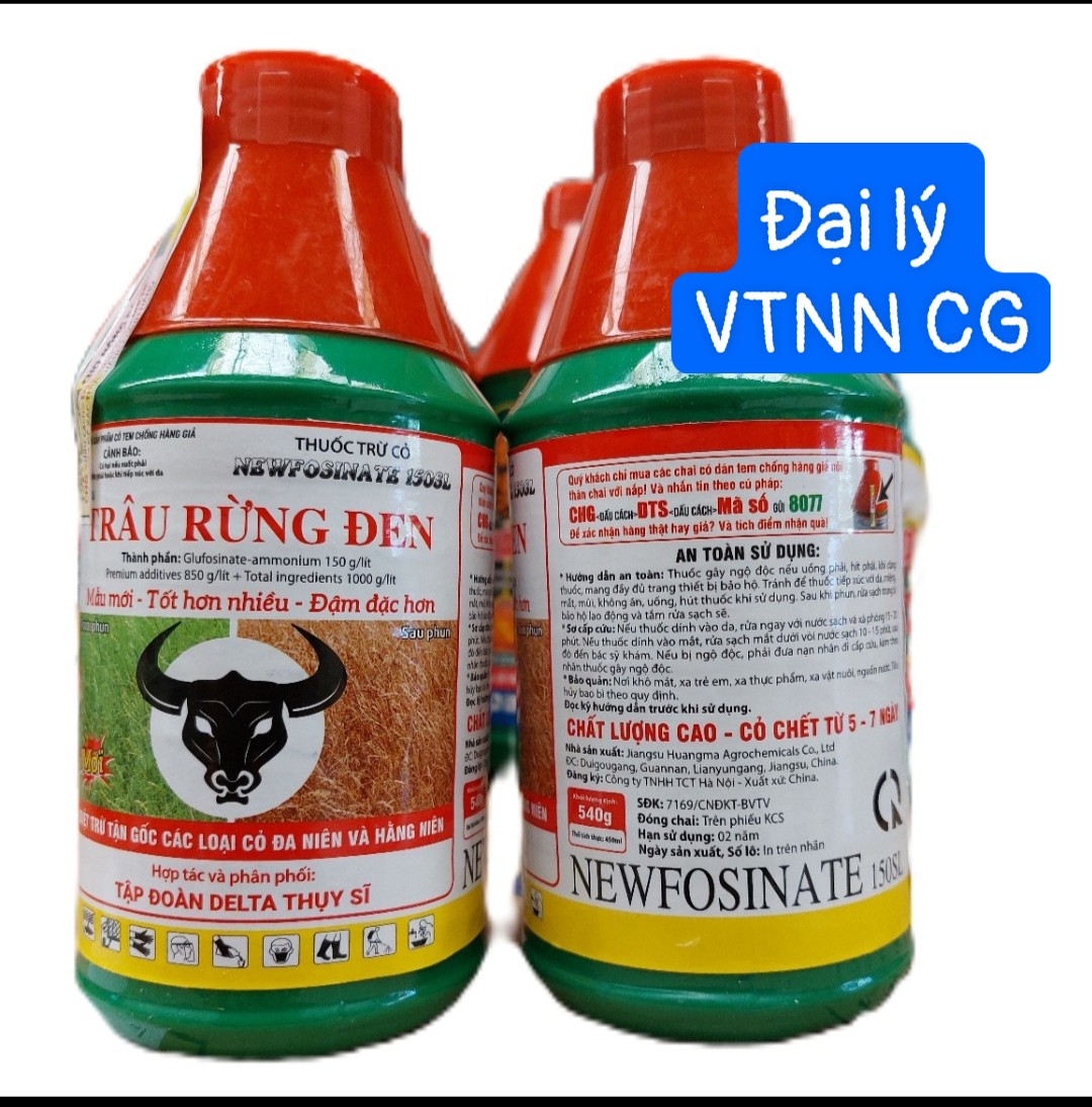 Thuốc trừ cỏ trâu rừng đen combo 5 chai 900ml