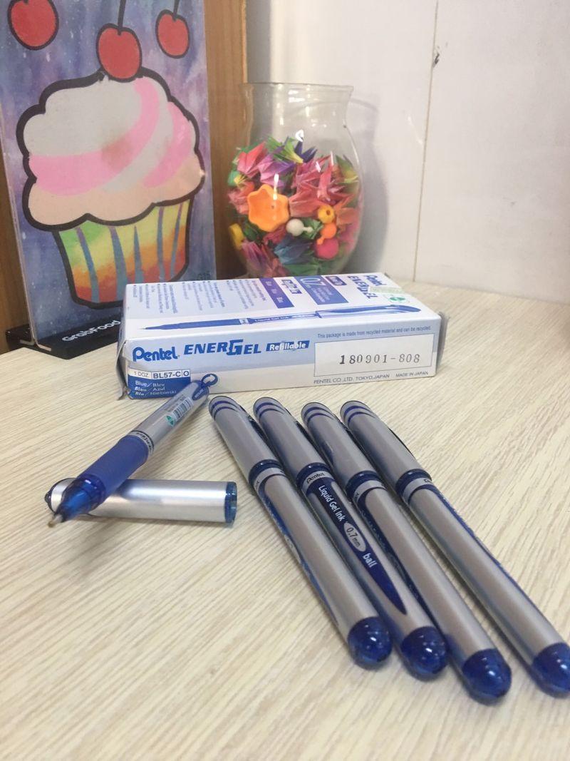 Bút gel pentel bl-57c-xanh dương
