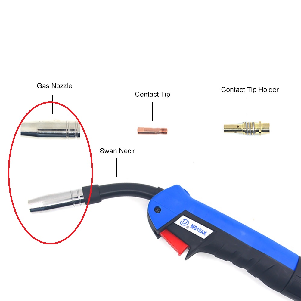 [HCM]Hộp 10 chụp khí đuốc hàn 15ak
